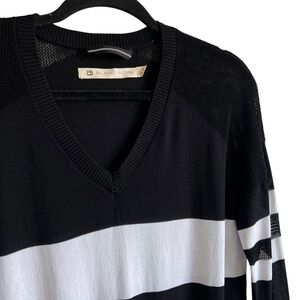 Blanc Noir Black and White Sweater Top